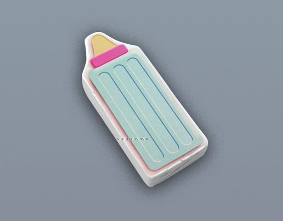 Compressed 100% Cotton T-shirt Baby-bottle Stock Shape (S-xl)