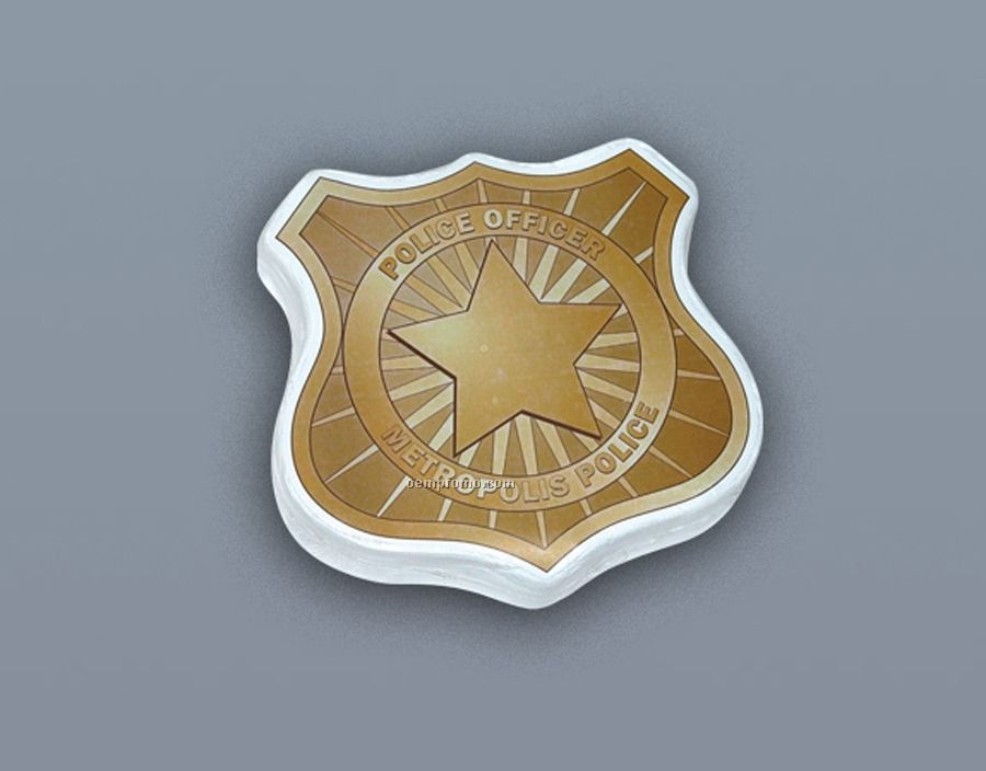 Compressed 100% Cotton T-shirt Badge Stock Shape (S-xl)