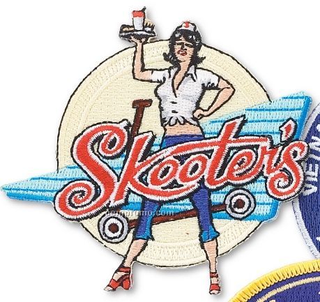 Embroidered Patch W/ 50% Embroidery (4")
