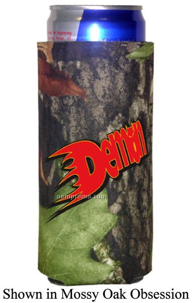 Mossy Oak Licensed Camo Premium Collapsible Foam 12oz Energy Drink