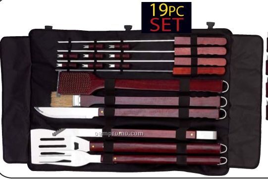 Chefmaster 19 PC Jumbo Barbeque Set