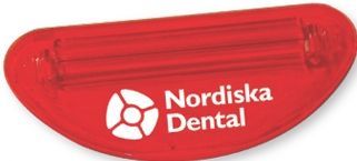 Translucent Red Toothpaste Squeezer (Printed)
