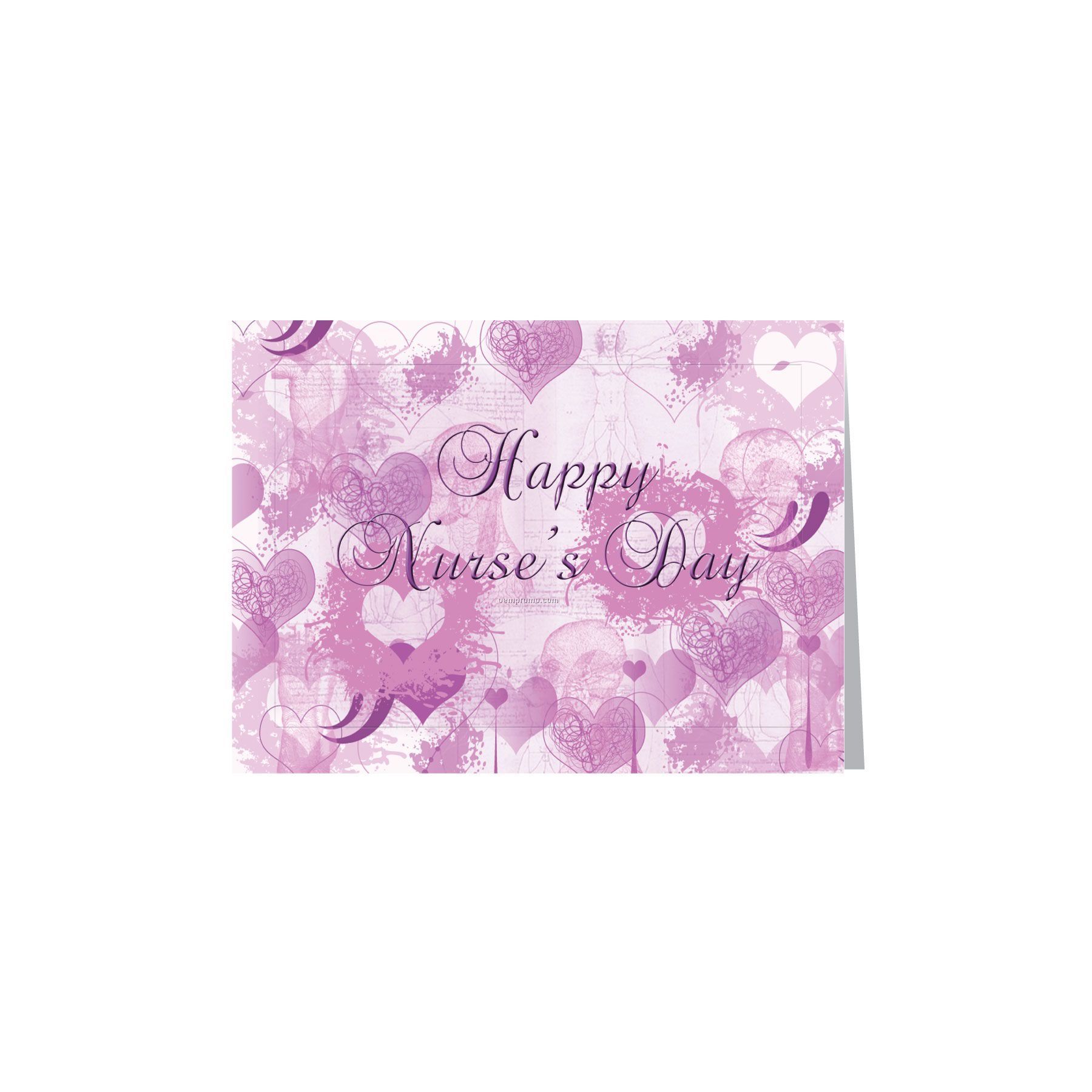 Happy Nurses Day Heart Greeting Card