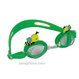 Swim Goggles With Cartoon Accents