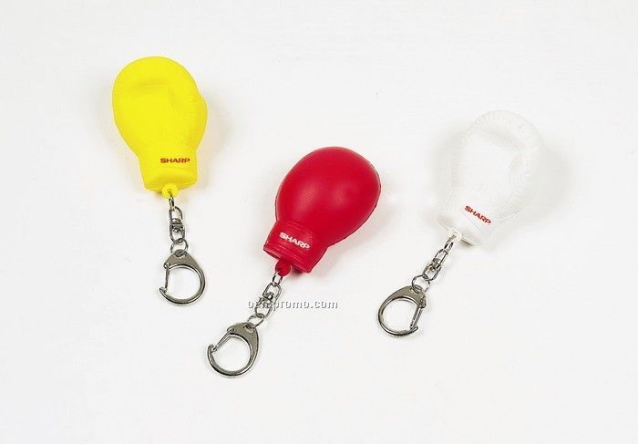 3"X2"X2" Promotional Boxing Glove Keychain