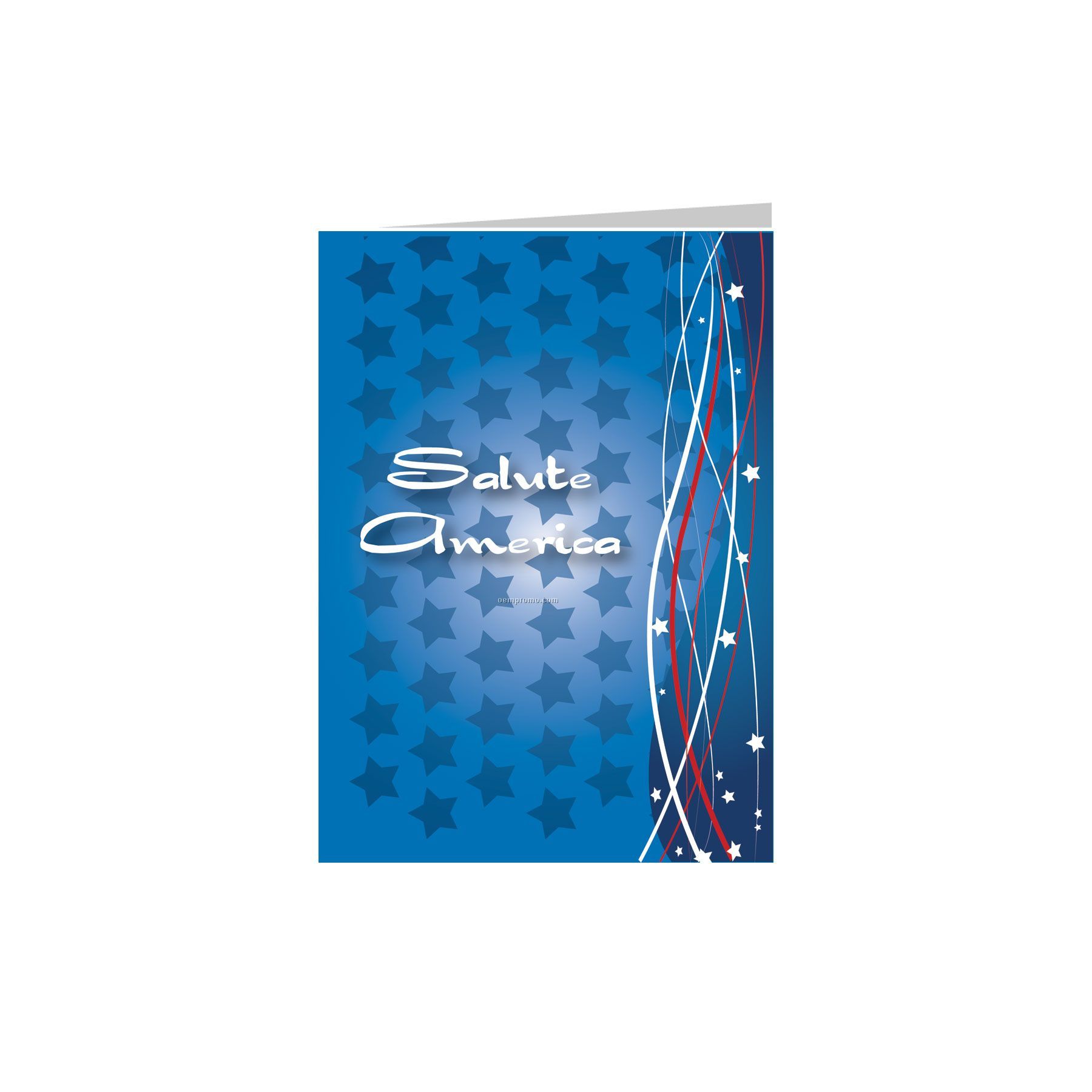 Salute America Patriotic Greeting Card