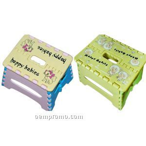 Cartoon Pattern Folding Stool