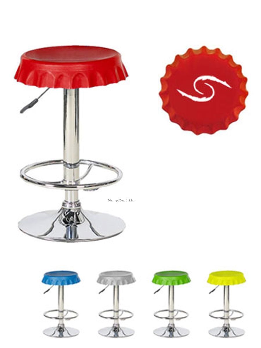 "Bottle Cap" Bar Stool