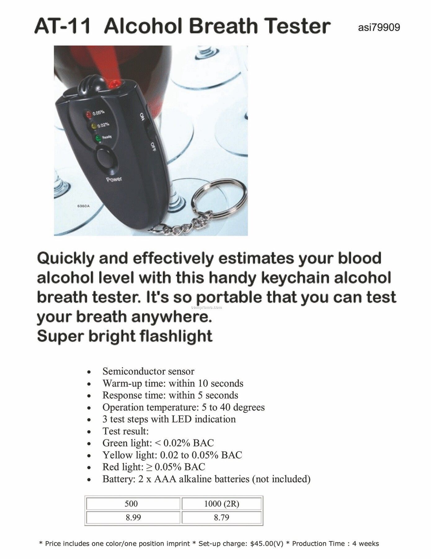 Alcohol Testing Breathalyzer