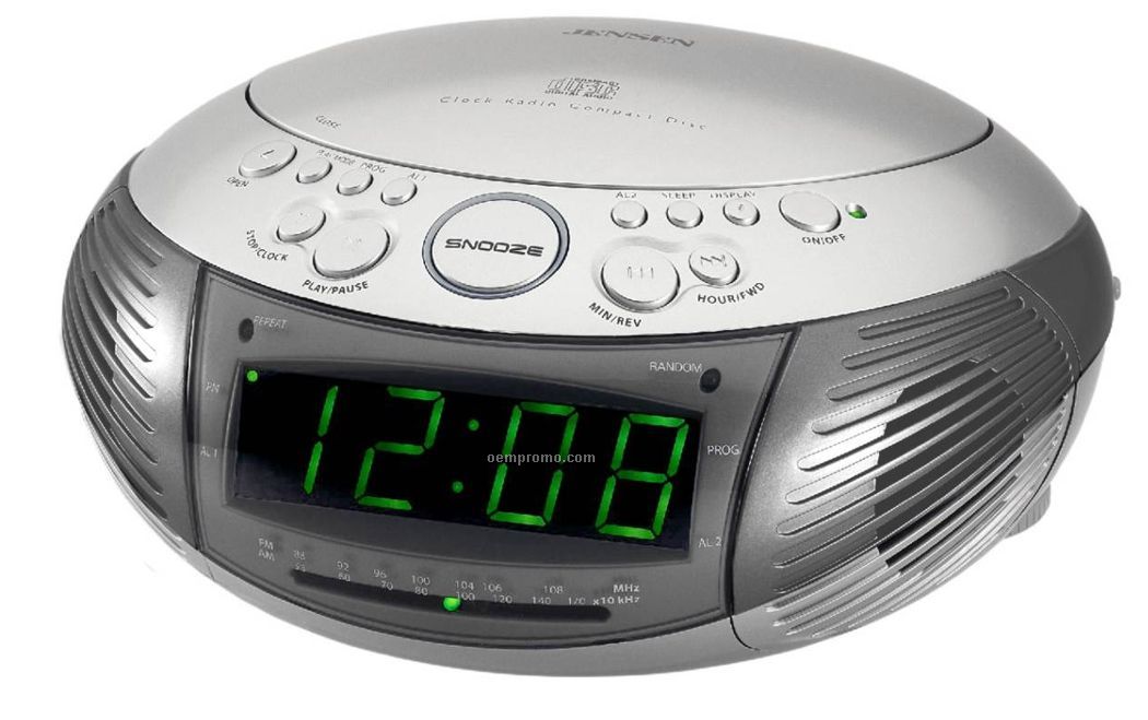 radio clock and cd player