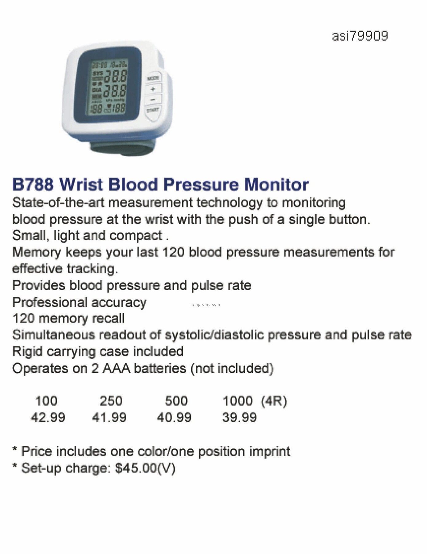 Automatic Wrist Blood Pressure Monitor