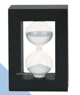 High Tech Round Hour Glass Timer In Frame