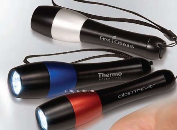 Two Tone 3 LED Torch Flashlight