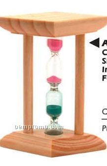 Pipe Shape Wooden Timer