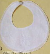 Baby Boutross Linen Bib With Madeira