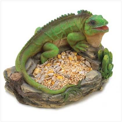 Green Iguana Birdfeeder