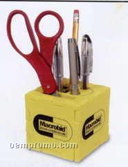 Single Color Pen Holder Cube & Puzzle