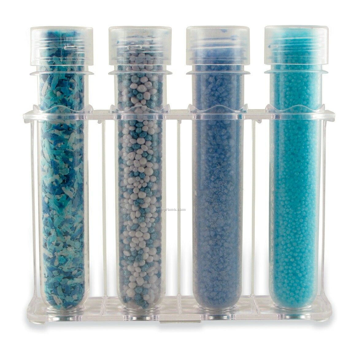Blue Bath Test Tube - Freesia Scent (4 Piece Set)