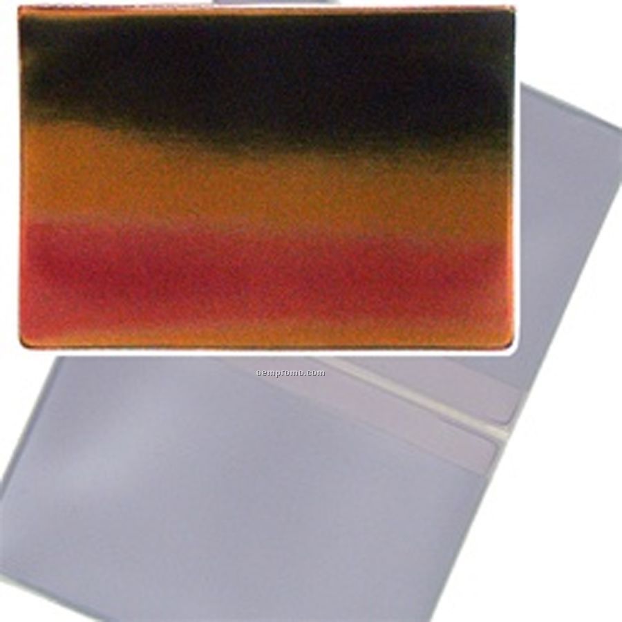 3d Lenticular Business Card Holder (Red/Yellow/Black)