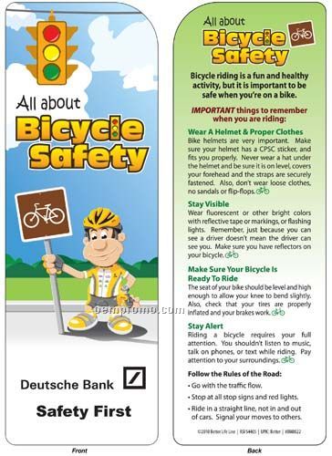 Bookmark - All About Bicycle Safety