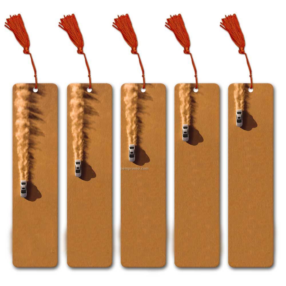 Bookmark, Pet Lenticular Desert Car Racing Animation (Blank)