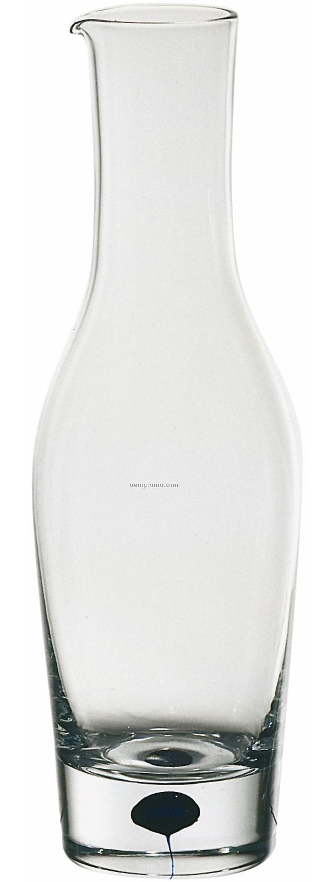 Intermezzo Blue Crystal Decanter W/ Blue Drop By Erika Lagerbielke