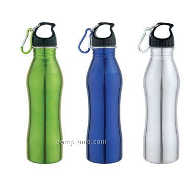 25 Oz Stainless Steel Ergonomic Bottle (Screened)