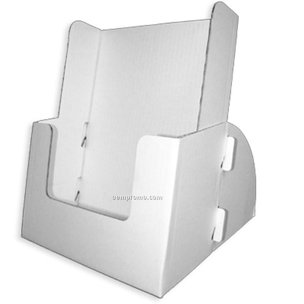 Brochure Holder Fits 8 1/2'' Literature, Extra Deep Magazine Display