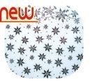 Silver Poinsettia Stock Design Holiday Tissue Paper