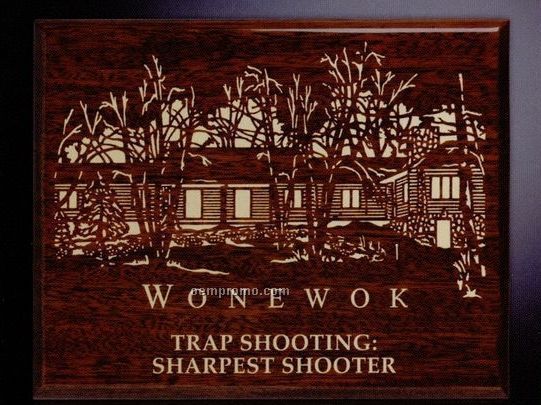 Aberdeen Walnut Laser Plaque (7"X9")