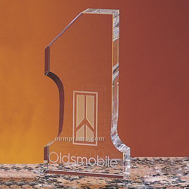 #1 Optical Crystal Paper Weight (Screened)