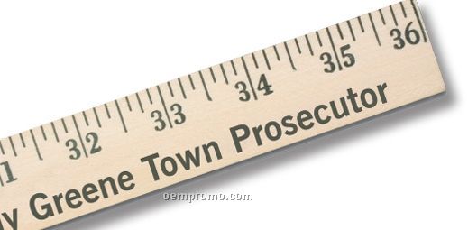 Best Selling Clear Lacquer Finish Yardstick (5/32" Thick) - 1 Color