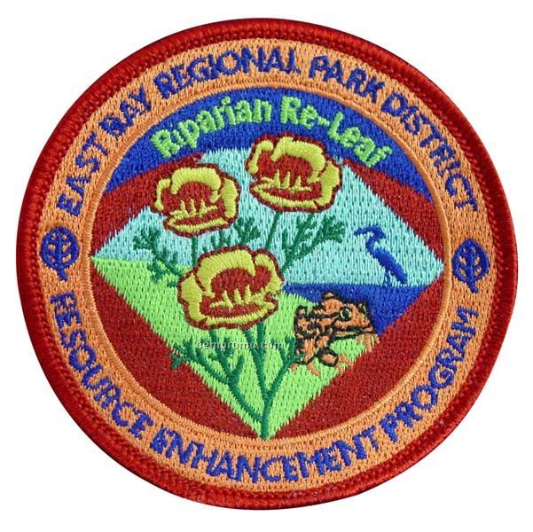 Embroidered Patch W/ 90% Coverage (4 1/2")