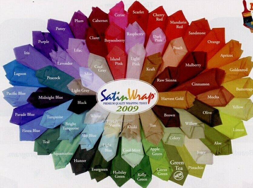 Solid Color Tissue Wrapping Paper - 20"X30"