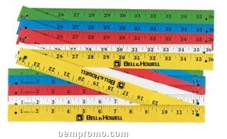 Enamel Finish Folding Yardstick