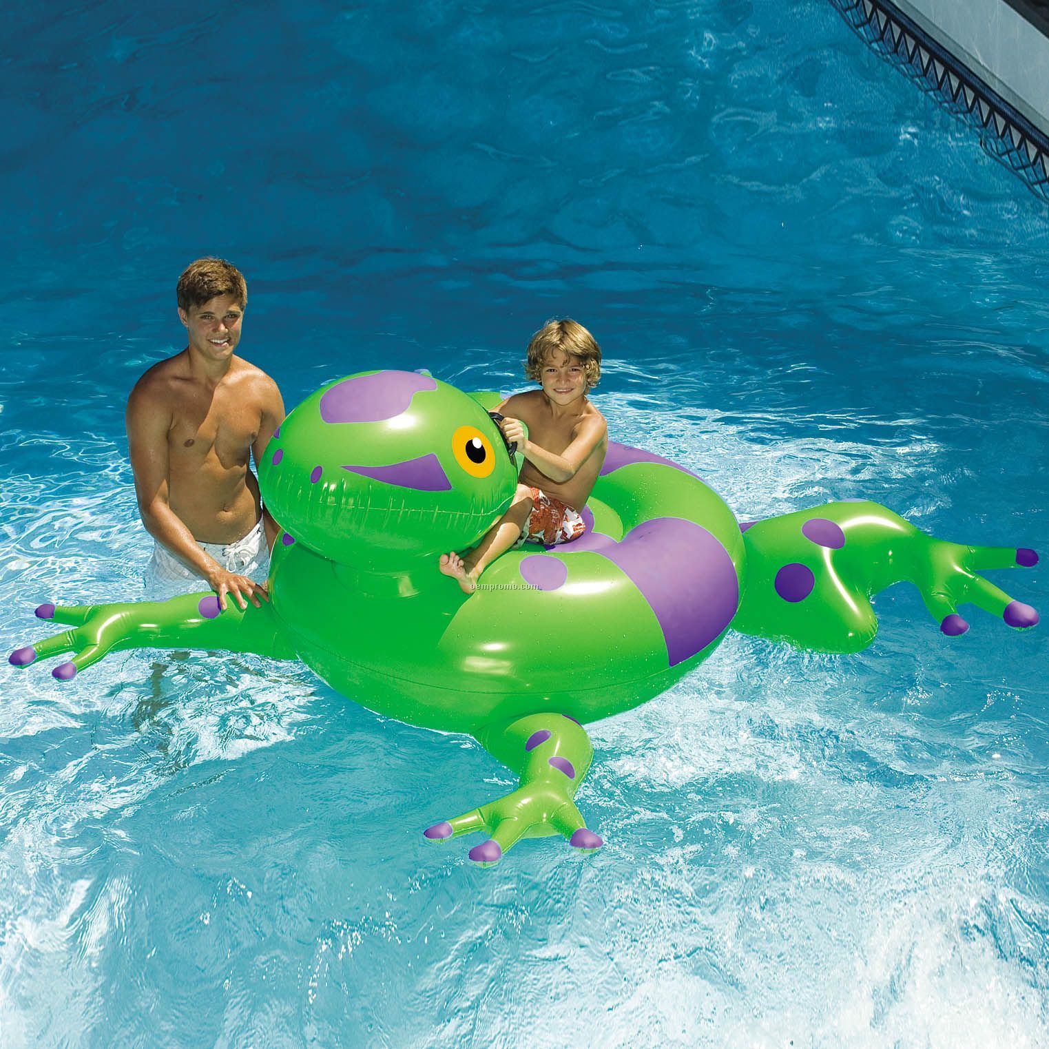 Swimline Giant Inflatable Frog Ride-on
