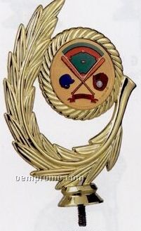 Wreath Plastic 6" Trophy Riser (Holds 2" Medallion Insert)