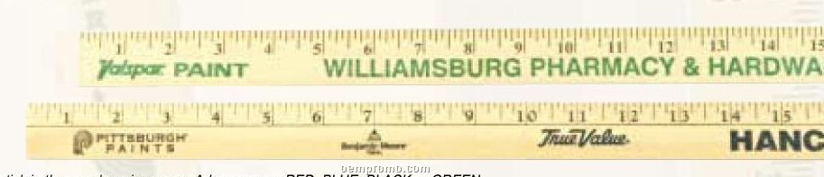 Clear Lacquered Yardstick (36"X1 1/8"X1/4")
