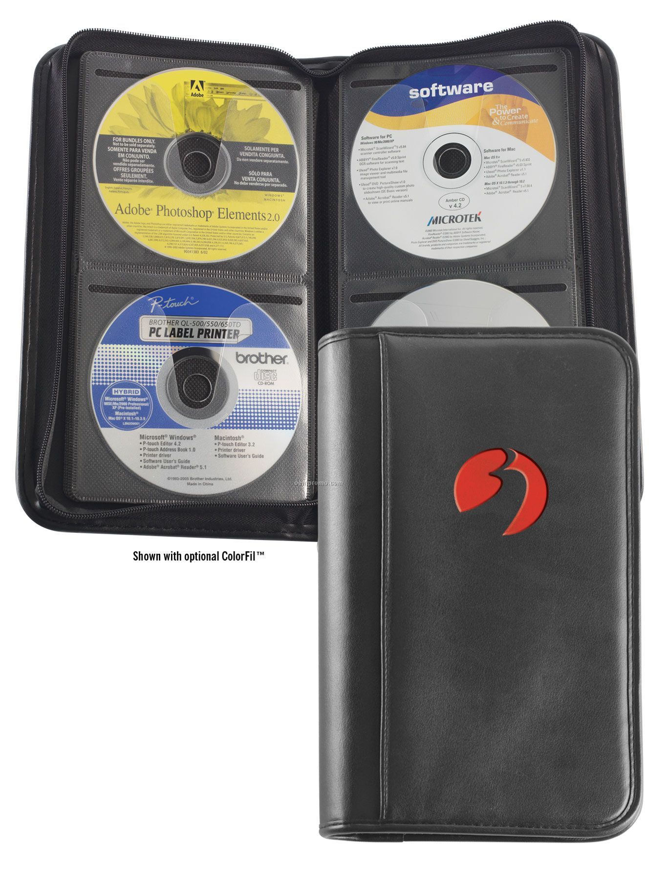 Summit Large Zippered CD File