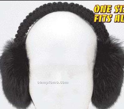 Arielle Genuine Rabbit Fur Earmuffs