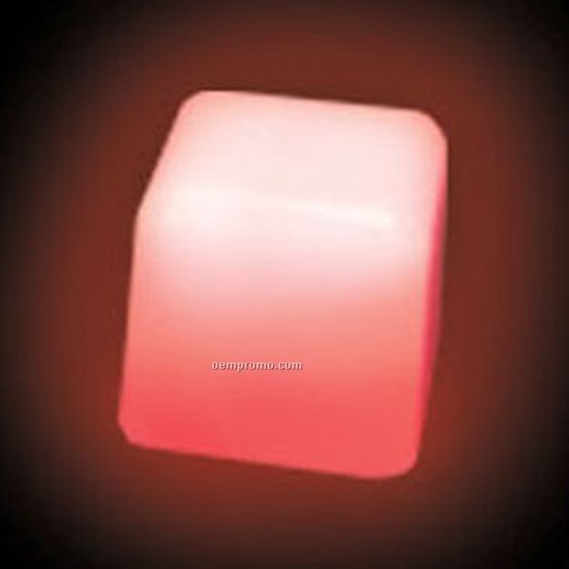 Red Glow Ice Cube