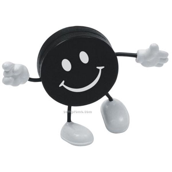 Hockey Puck Figure Stress Reliever