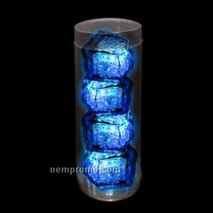 Blue 3-mode Light Up Ice Cubes 4 Pack