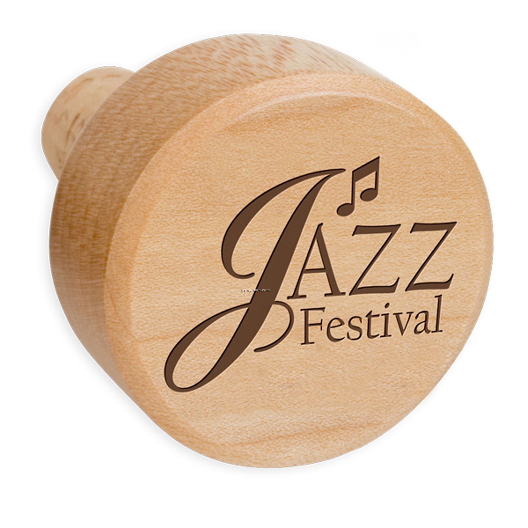 Maple Wood & Cork Wine Stopper