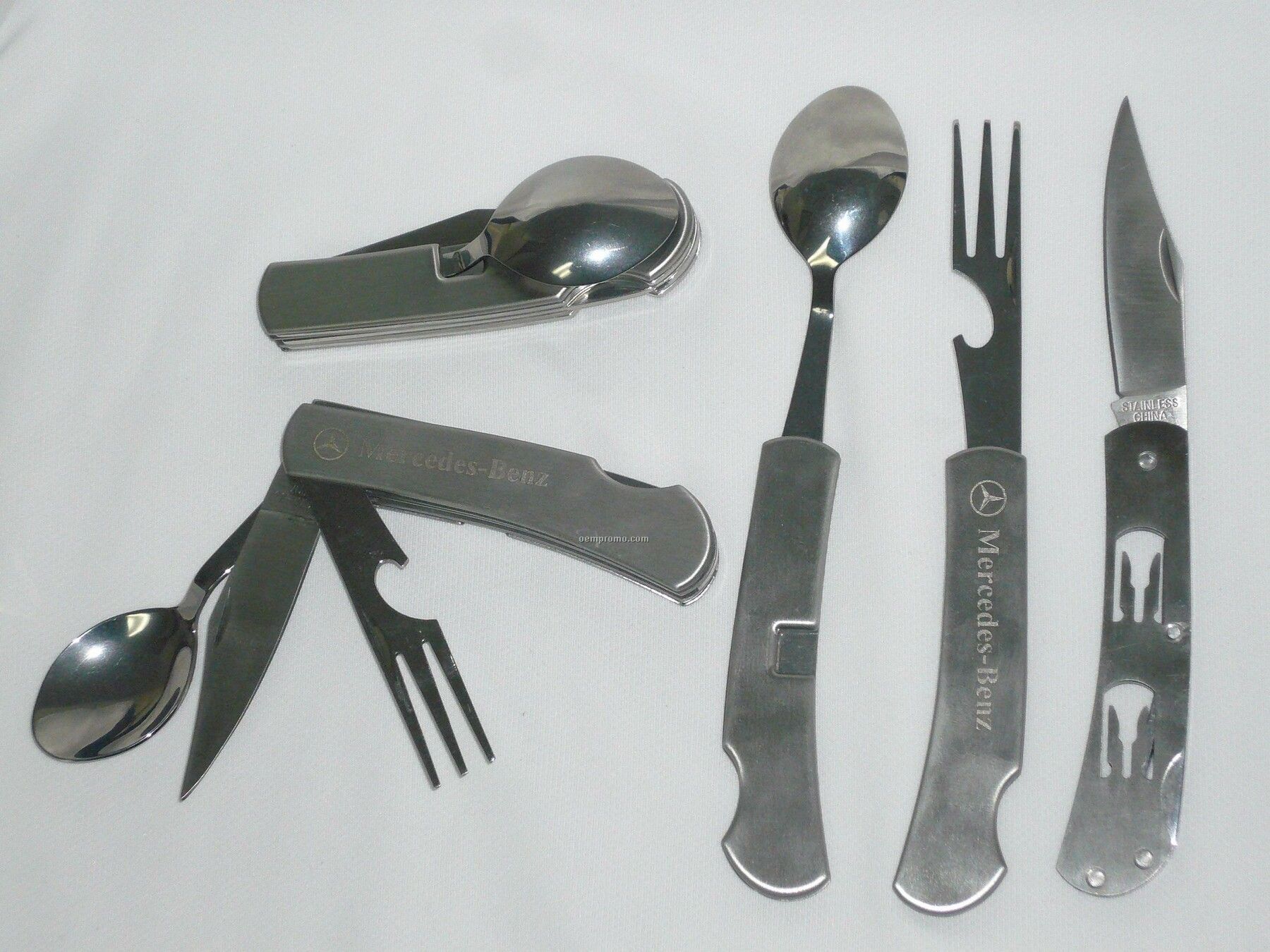 3 Function Camping Set W/ Knife, Spoon, & Fork,China Wholesale 3