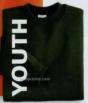 Gildan Youth Heavy Blend Crew Neck Sweatshirt (S-xl)