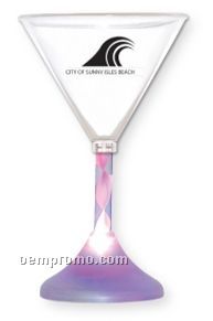 Light-up Martini Glass W/Blinking Modes (Printed)