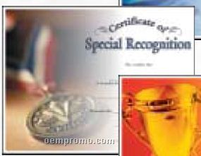 Special Recognition Certificate (Certificate Only)
