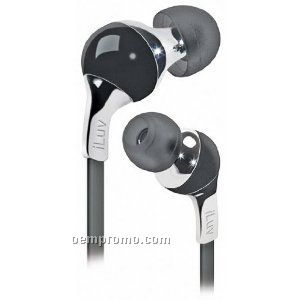 Iluv Ergonomic & Comfort Flat-wire Earphones