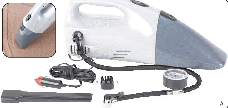 Titanium Dirt Magic 2-in-1 Heavy-duty Auto Vac And Air Compressor